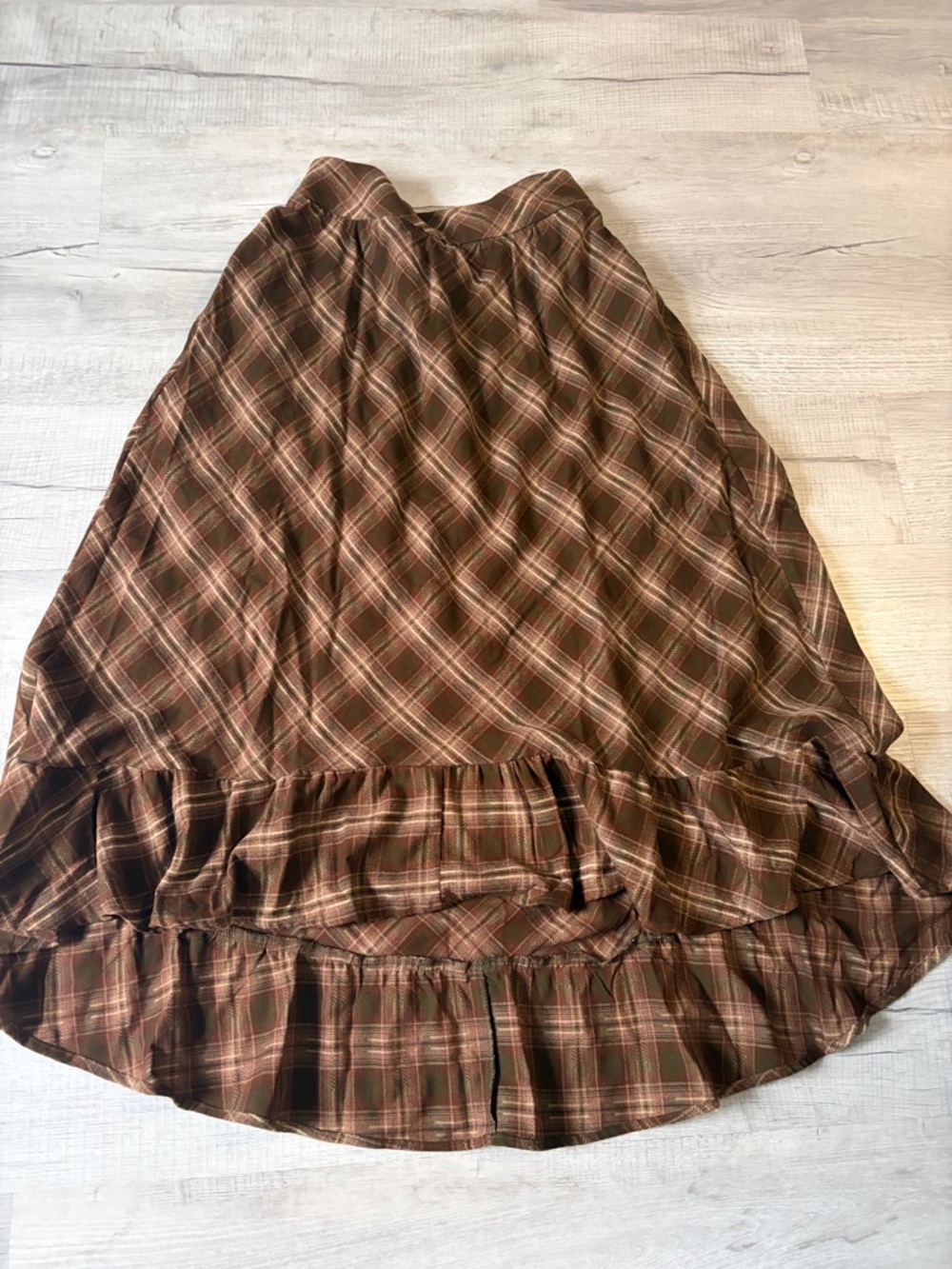 Disturbia Wrenna Ruffle Hem
Check Midaxi Skirt - Picture 7 of 9